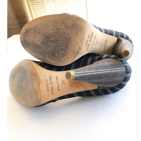 Marc By Marc Jacobs Zipper Peep Toe Heels - Picture 5 of 5